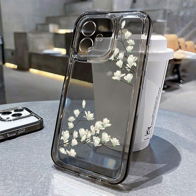 Small Fresh Flower for iPhon17ProMax Mobile Phone Case 16Pro Niche 15 Apple 14/15 Creative 16
