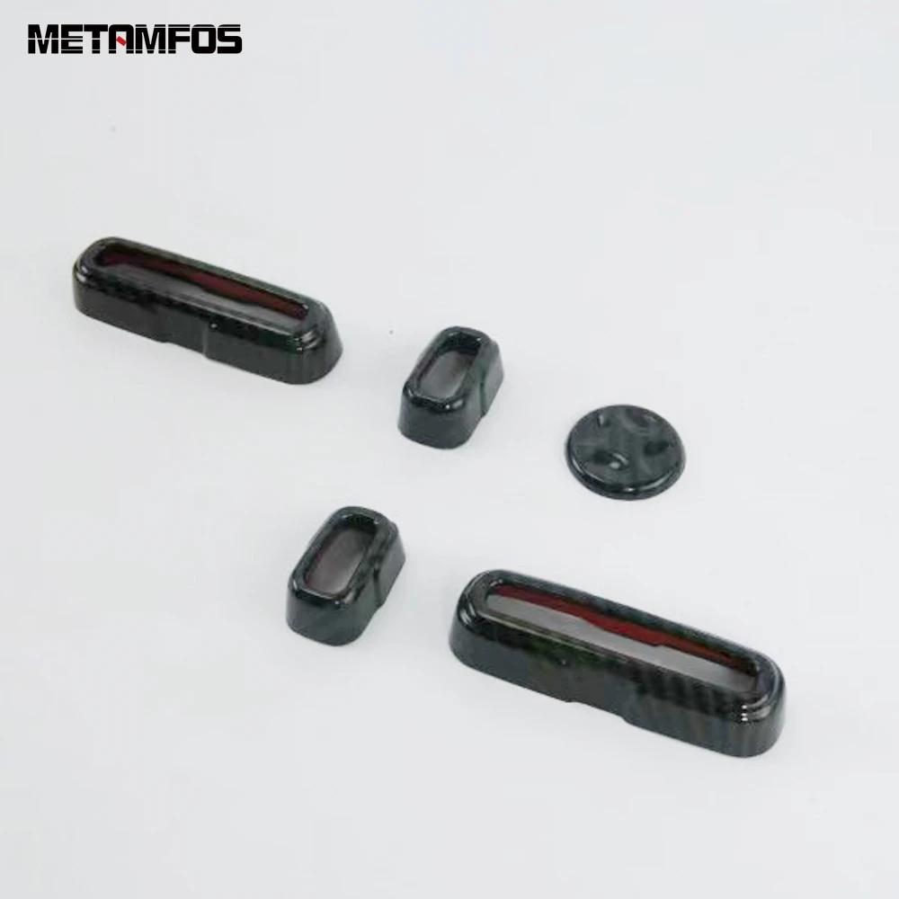 Car Accessories For Honda CR-V CRV 2017-    Interior Carbon Fiber Seat Adjustment Switch Knob Cover Trim Sticker