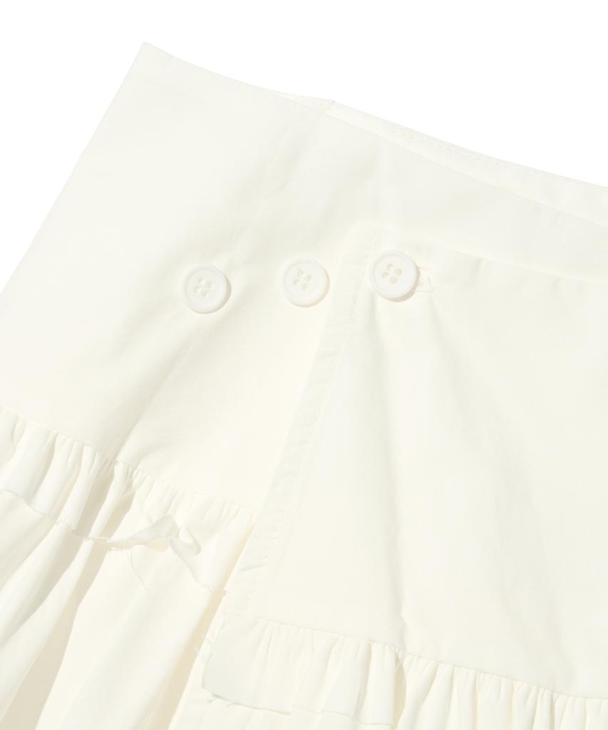 CARGOBROS FOR WOMAN Maison Flare Midi Skirt (Ivory)