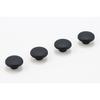 KITACO Osłona śruby z łbem stożkowym (dla ABS/M8) Ogólnego przeznaczenia 4 sztuki czarne 0900-000-80116