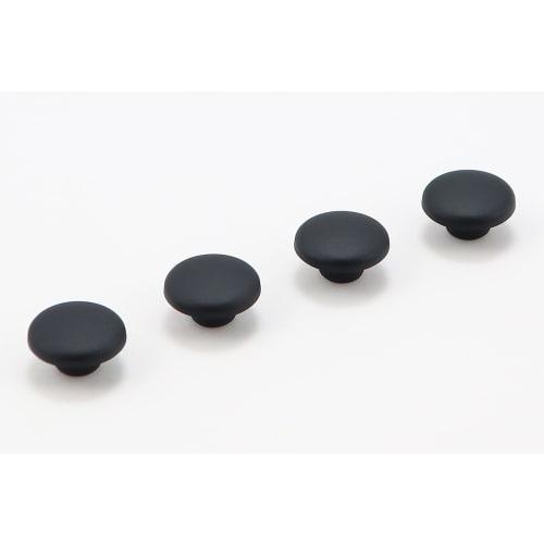 KITACO Osłona śruby z łbem stożkowym (dla ABS/M8) Ogólnego przeznaczenia 4 sztuki czarne 0900-000-80116