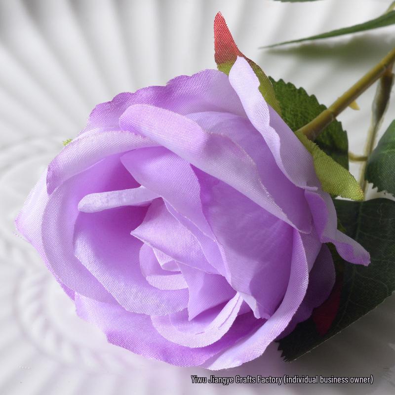 Large Flannel Rose Silk Bouquet for Wedding and Valentine's Day Home Decor