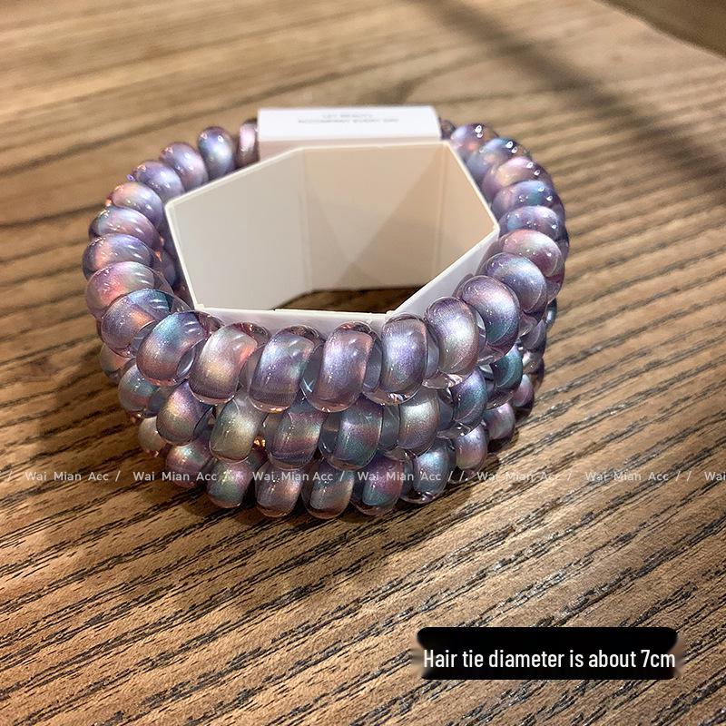 2024 Premium High-Elastic Hair Tie: No-Trace, High-End Ponytail Rubber Band Accessory
