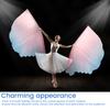 2Pcs Christian Dance Flags Angel Wing Flags With Sticks Belly Dance Opening Ceremony Dance Props for Church Dance Accessories