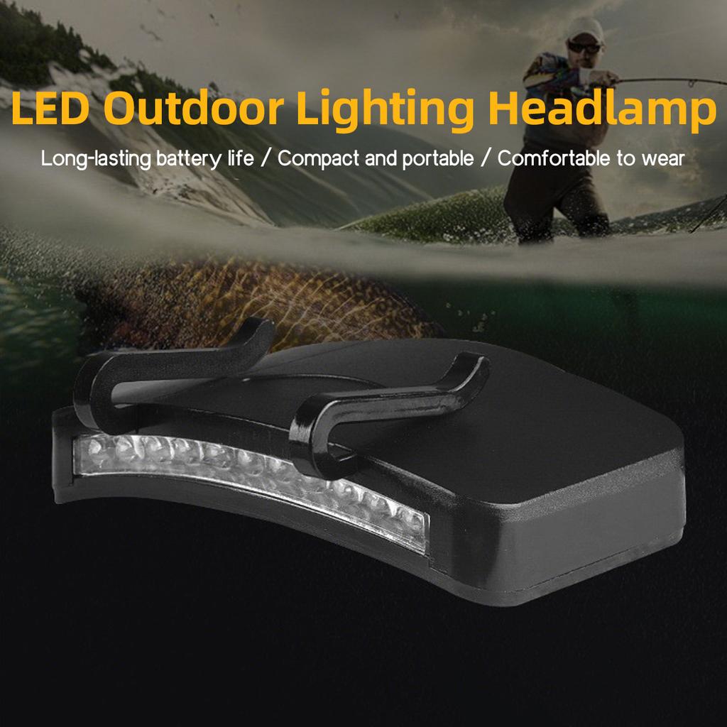 1-4PCS 11 LED Hat Clip Headlamp Outdoor Lighting Flashlight Baseball CapLight Waterproof Hat Light for Fishing Camping Hand Work
