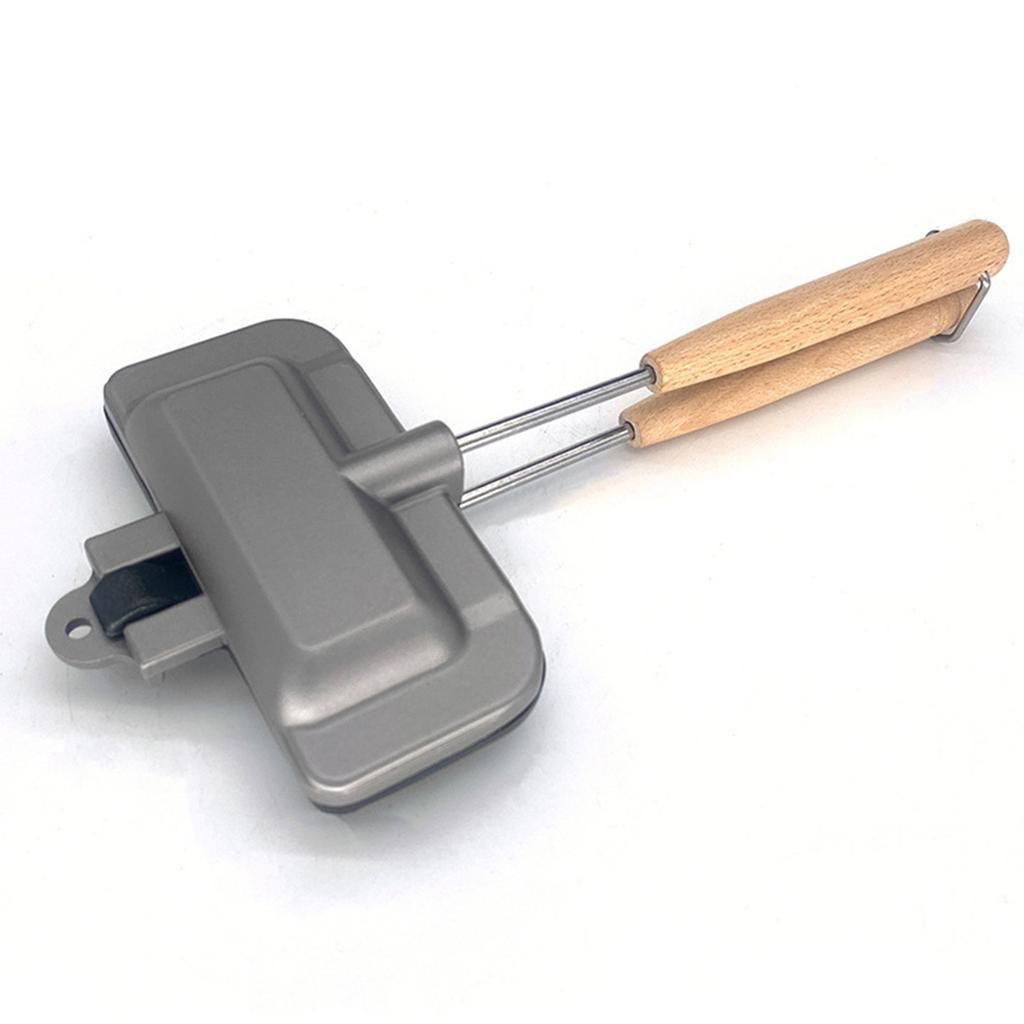 Tigaie cu două fețe pentru prăjire pentru sandvișuri antiaderentă Bucătărie prăjită Omlete Tavă de copt Rezistent la temperaturi înalte Gaz aplicabil