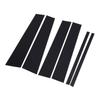 6Pcs Pillar Post Cover Trim Mirrored Finish Weather Resistant Easy Installation Pillar Post Trim for   2004 to 2015