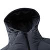 Anta Solid Color Zipper Hooded Versatile Casual Simple Down Jacket Men Outerwear 952547901-4