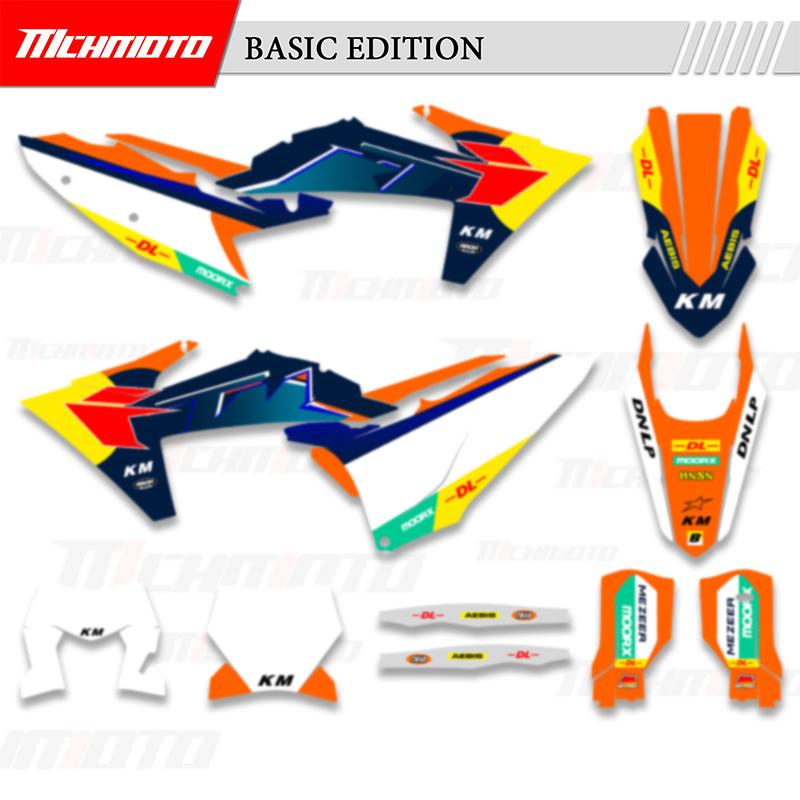 MCHMFG for KTM 125 250 300 350 450 SX SXF 2011-2025 EXC XCW 2012-2026 Motorcycle Graphics Backgrounds Decals Stickers Kits