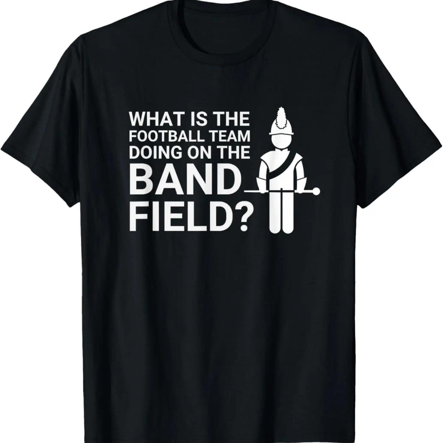 

Funny Marching Band Field Funny Clarinet Tuba Drum Major T-Shirt XXXXXL чёрный