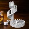 Tower with Tray, Accessory, Tabletop Ornament, Board Games, Castle Tower, Retro Role-Playing Game
