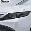 Car Headlight Tint Smoked Black Protective Film TPU Stickers TPU Sticker  For Toyota Camry XV70 2018