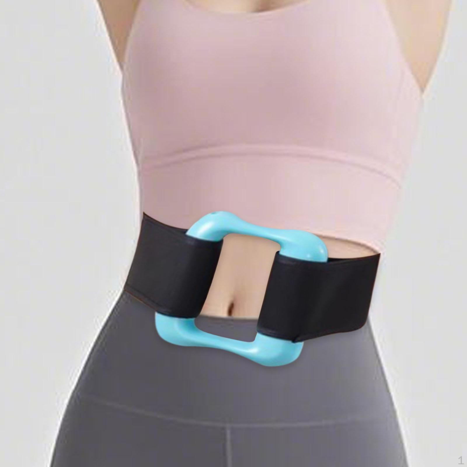 

Portable Body Massage Back Tool with Waistband Practical Deep Tissue Manual for Fitness синій