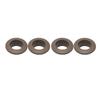 4Pcs Car Door Panel Lock Pin Grommet For Volvo for S80 For S60 For V70 For XC70 XC90 Bushing Outer Ring Cap 39978890