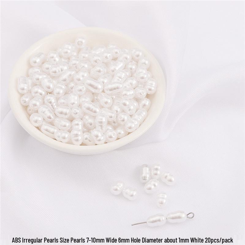 DIY Kit: High-Gloss Irregular Imitation Pearl Jewelry Accessories for Bracelets, Pendants, and Headdresses.