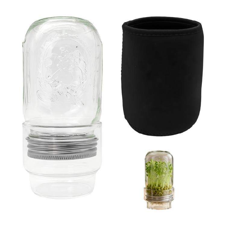

Sprouting Jar Sprout Growing Mason Jar for Bean Sprout Grow Seedling Sprouter Set for Growing Alfalfa Mung Vegetable 1