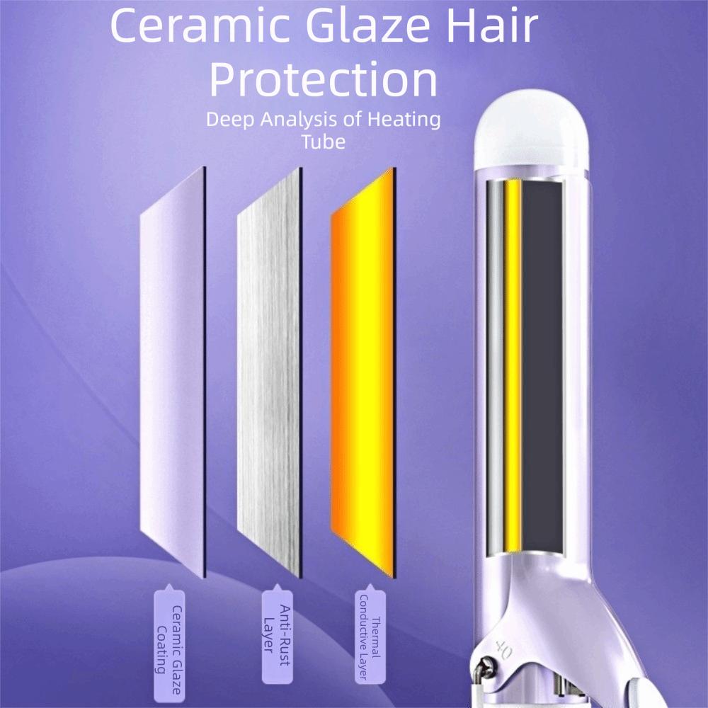 40mm Big wave curling iron Anti Scalding Temperature Control Professional Hair Curler Hair Styling Fast Heating