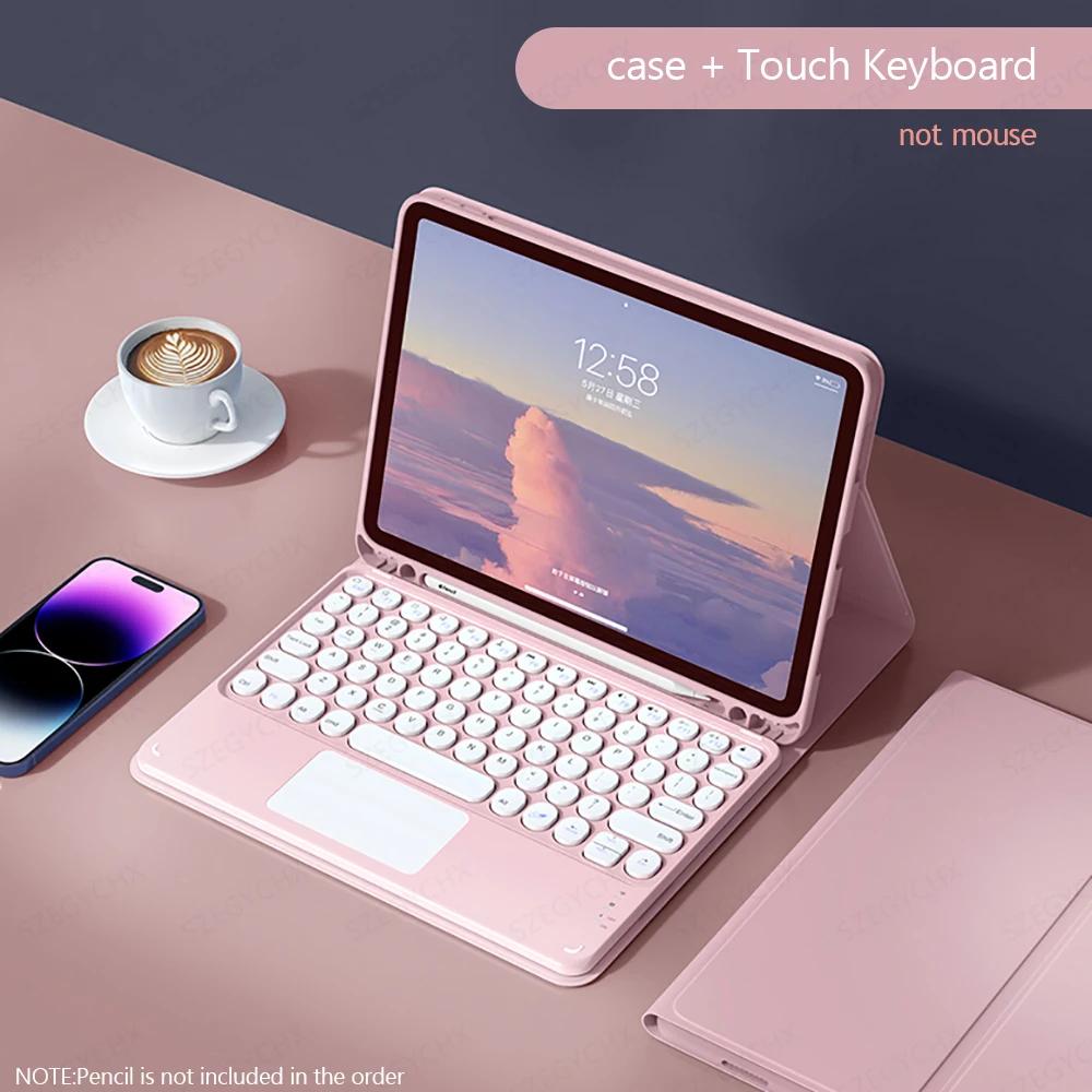 For iPad Keyboard Case for iPad 9th 10th Generation iPad Pro 12 9 11 Inch Air 5 4 Mini 6 10.2 8th 7th Magic Keyboard Covers
