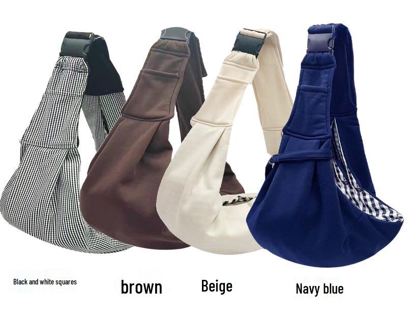 Foldable Cat & Dog Crossbody Backpack - Large Capacity, Portable & Single Shoulder Design for Outings