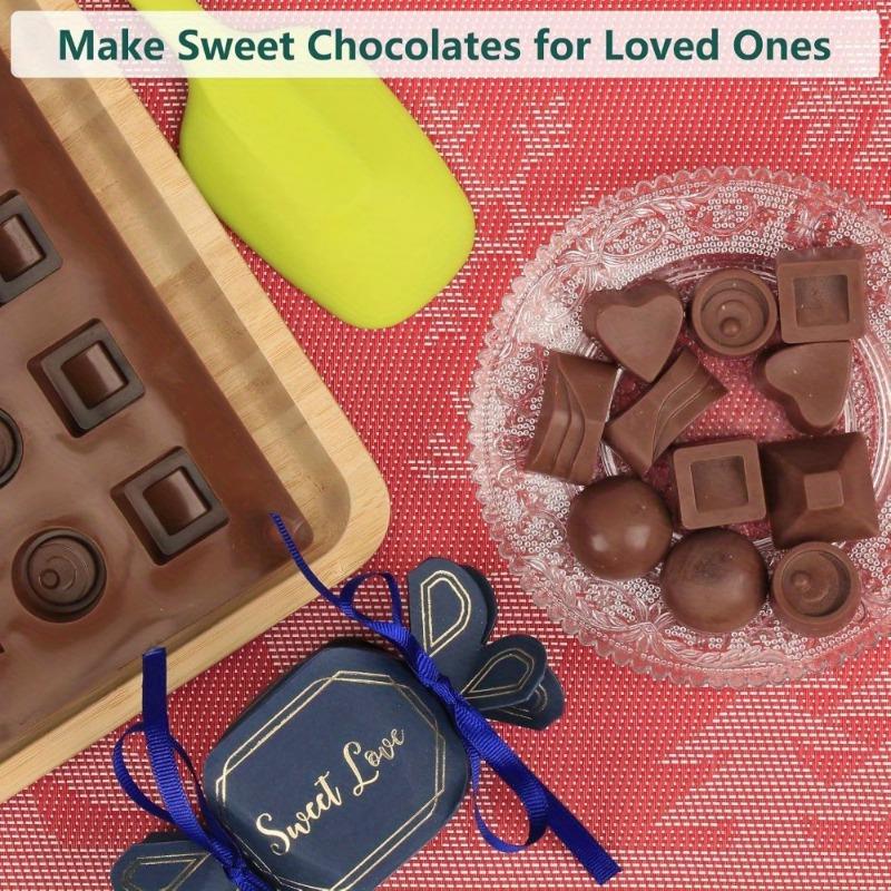 Silicone Chocolate Mold 3D Baking Candy Pastry DIY Tool Easy Release for Various Shapes Perfect for Birthday Cake Decorations