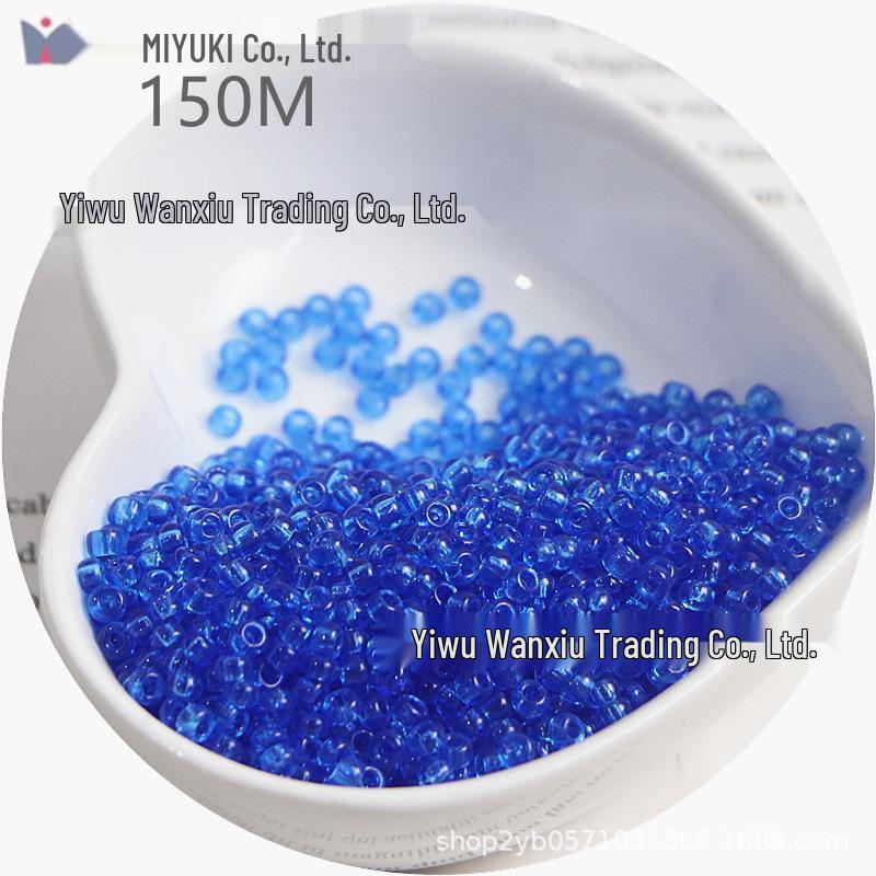 MIYUKI 3mm Transparent Glass Seed Beads for DIY Jewelry Making