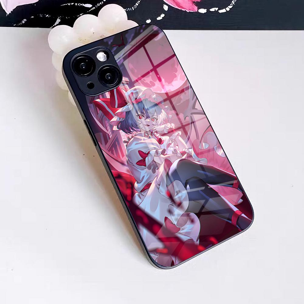 Game Touhou Project Phone Case For IPhone 17 Pro Max 16 15 14 Pro Max 13 11 X Xs Xr 8 7Plus Glass Cover
