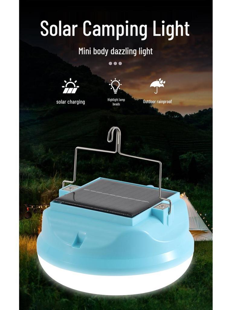 HuiXiang Solar-Powered Portable Camping & Stall Light