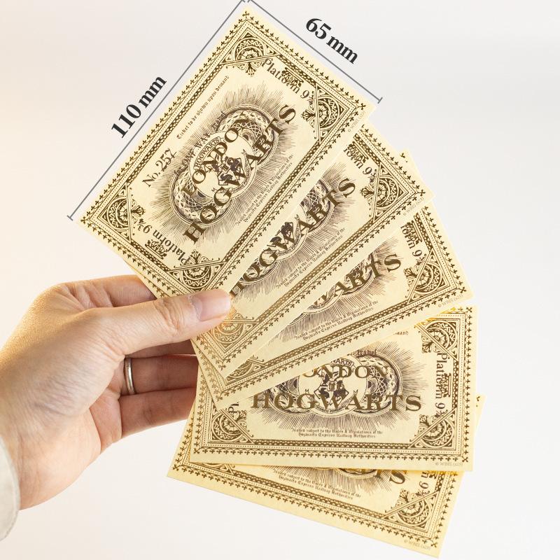 1/5/10pcs Anime Magic Boy Peripheral Materials Cartoon Station Hot Stamping Tickets Cos Props Fan Collection Birthday Gift