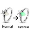 Original 925 Sterling Silber Ringe Leuchtende Glühwürmchen Zirkon Ringe Für Damen Mädchen Schmuck Geburtstag Jahrestag Geschenke