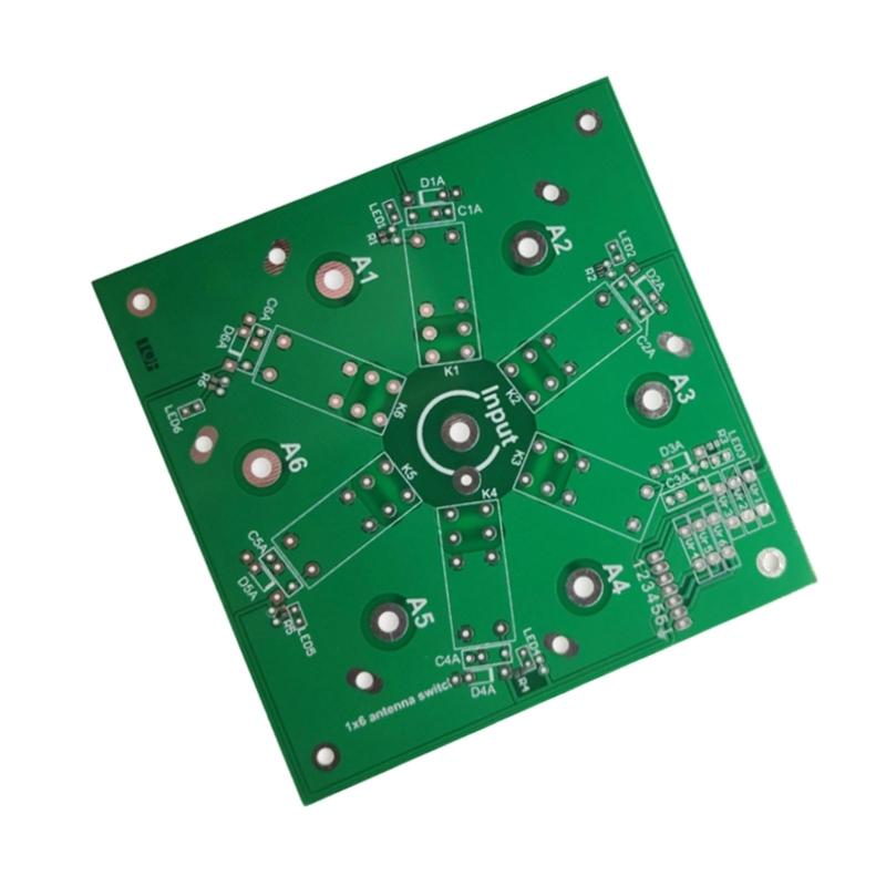 6 1 Coax Remote Antennas Switchs Kit DIY Project For Radio Shortwave 1.8MHz To 60MHz 6 Channel SO 239 Connector PCBs Board