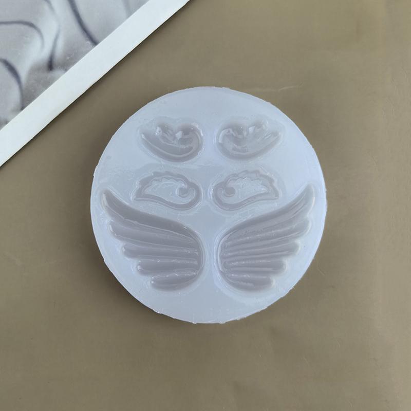 1Pc Silicone 3D Wing Mold Form Arts Craft Carving Pottery Ceramic Handmade Clay Tools For Diy Cake Chocolate Dessert Mould