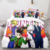 New Japan Anime Bedding Set Hunter X Hunter Biscuit Krueger Duvet Cover Luxury Kids Bed Set Twin Queen King Size Boys Bedroom