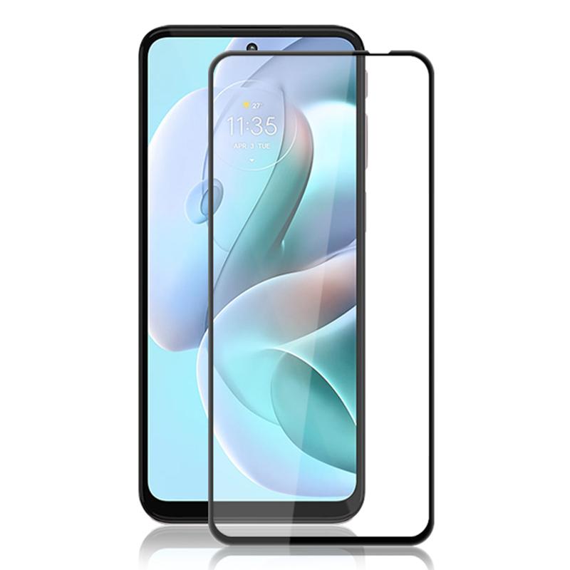 

AMORUS For Motorola Moto G31 4G/G41 4G Screen Protector Secondary Hardening Silk Printing Tempered Glass Film Black