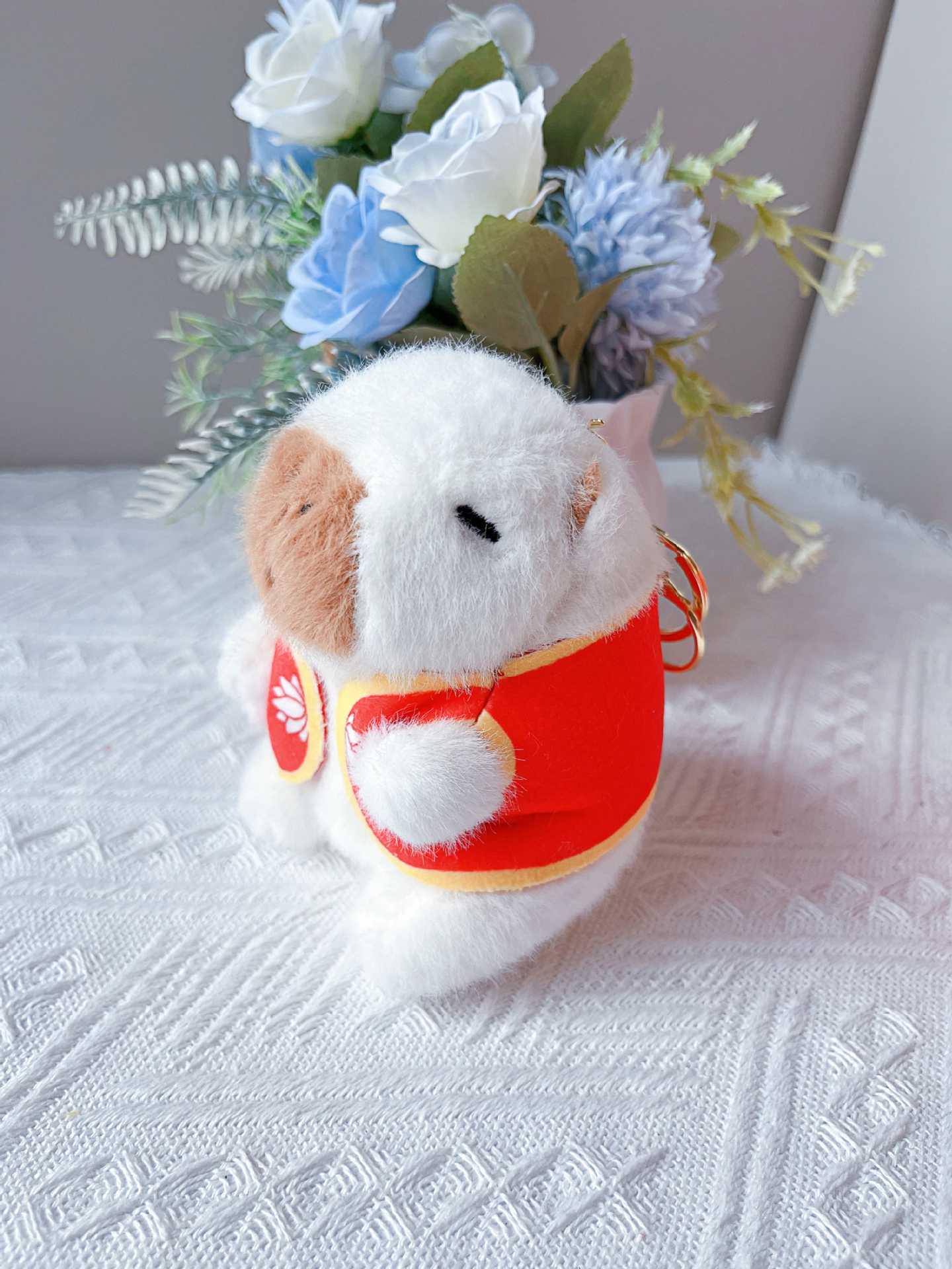 

Плюшевая кукла Капибара Нечжа - Очаровательная игрушка для сна, подарок для девочек Doll 18CM, Pendant 10CM