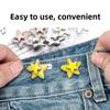 Nail Free Waist Cincher Buckles Adjustable Waist Metal Button New Pants Pins  for Jeans