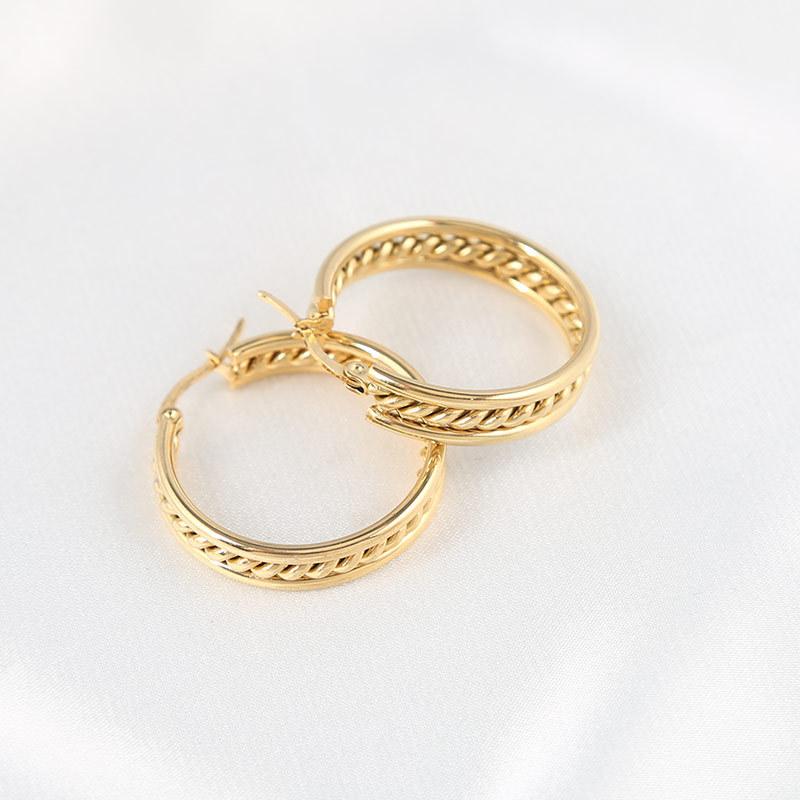 Simple Earrings Trendy Temperament Niche Design High Sense Cold Wind Earrings Women's Models