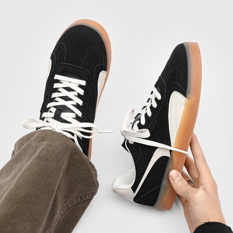 2026 New Casual Sports Trend Fashion Niche Low Top Breathable Casual Trend Men s Shoes Autumn Versatile Casual Board Shoes 39