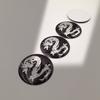 4Pcs 65mm Dragon Emblem Car Wheel Center Hub Cap Badge Sticker Rim Cover Badge for HONDA TOYOTA BMW KIA FORD LEXUS