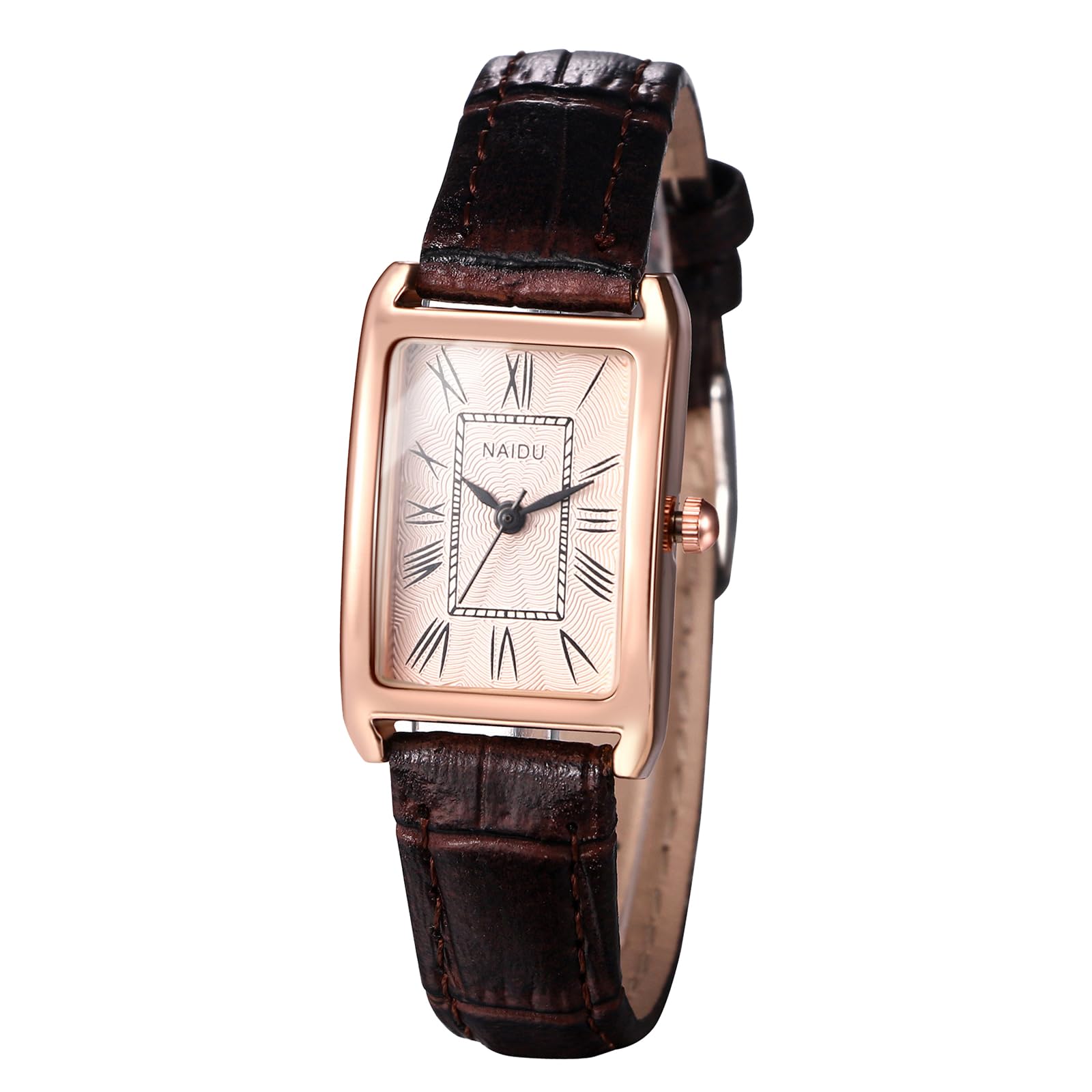 Эти женские водонепроницаемые наручные часы имеют квадратный циферблат, кварцевый механизм, небольшой циферблат, тонкий циферблат с римскими цифрами, черный ремешок и