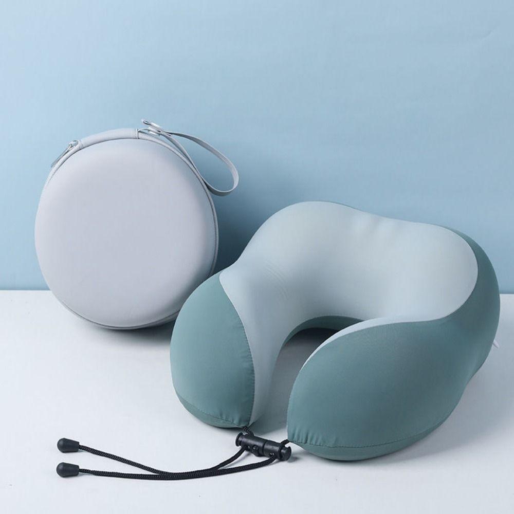 Foam U-shaped Travel Pillows Storage Bags Sleeping Neck Pillow Neck Support Cushion  Airplanes