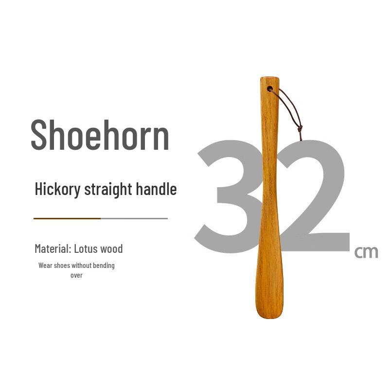 

Premium Wooden Long-Handle Shoehorn