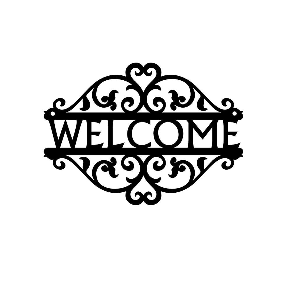 

1pc Metal Letter Wall Art Home Decor one-size чёрный