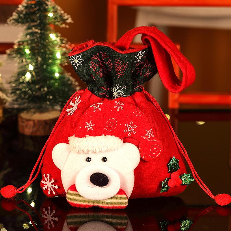 Christmas Eve Apple Gift Set: Peace Apple Candy Bag for Kids