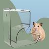 Pet Hamster Feeder Food Bowl Hamster No-Mess for Small Pet Feeding 300ml