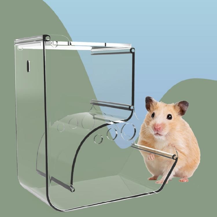 Pet Hamster Feeder Food Bowl Hamster No-Mess for Small Pet Feeding 300ml