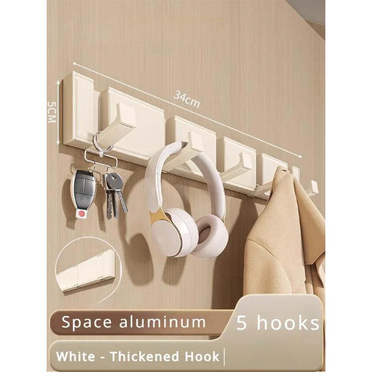 Platzsparende Haken aus Aluminium für den multifunktionalen, faltbaren Einsatz im Haushalt