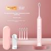 Unisex dobíjecí ultrazvukový elektrický zubní kartáček s měkkými štětinami pro domácnost i cestování