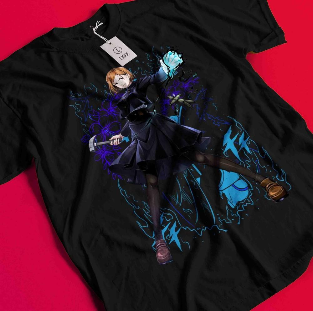 

Nobara Kugisaki T-Shirt Gojo Satoru Sukuna Shirt Jujutsu Kaisen Tshirt Toji Tee BB794 S