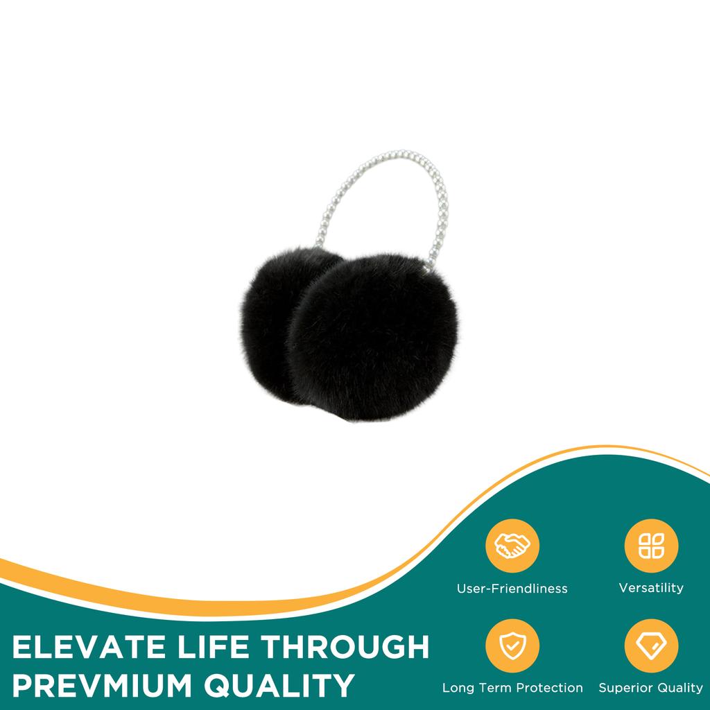 Plush Fur Ear Muffs for Women Winter Warm Fleece Ear Warmers Soft Plush Cold Weather Ear Protectors