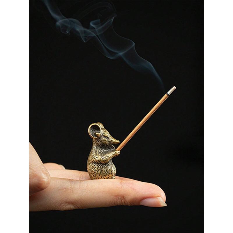 Chinese Zodiac Incense Holder, Vintage Alloy Incense Burner for Ox, Horse, Pig, Chicken, Rat, Dog, Snake, Dragon, Monkey, Sheep, Tiger, Rabbit, Turtle
